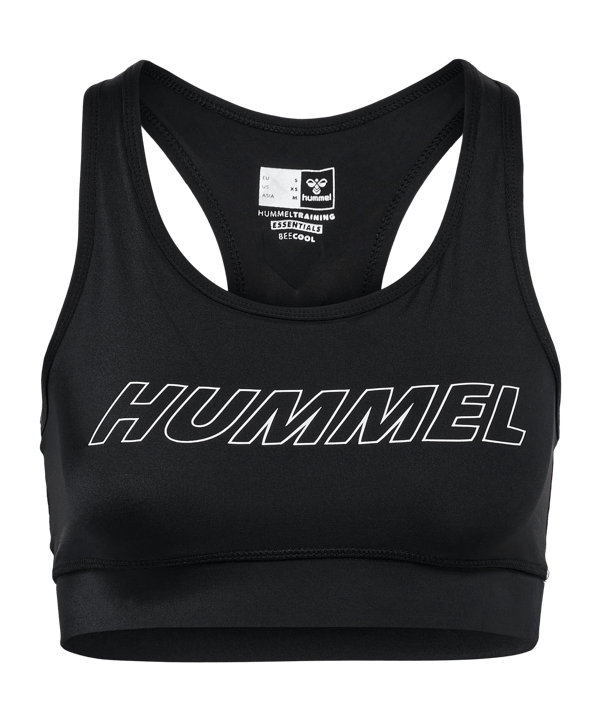 Hummel hmlTE Tola Sport-BH Damen Schwarz F2001 - schwarz