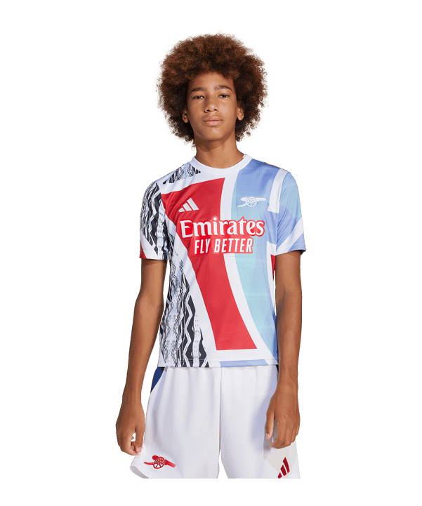 adidas FC Arsenal London Prematch Shirt 2024/2025 Kids Rot - rot