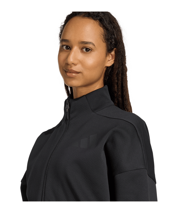 adidas Z.N.E. Trainingsjacke Damen Schwarz - schwarz