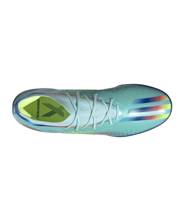 adidas X Speedportal.1 TF Al Rihla Türkis Blau - blau