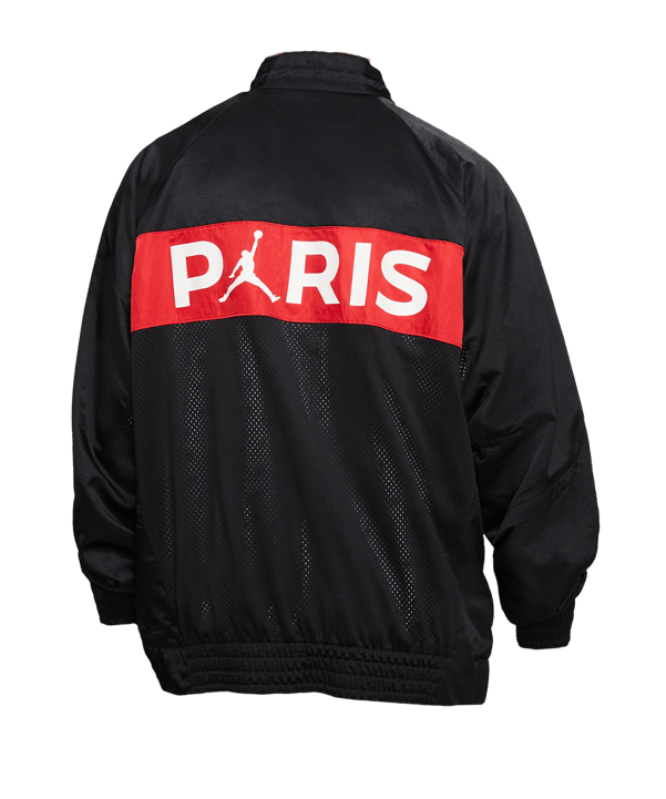 Jordan X PSG Air Trainingsjacke Schwarz F011 - schwarz