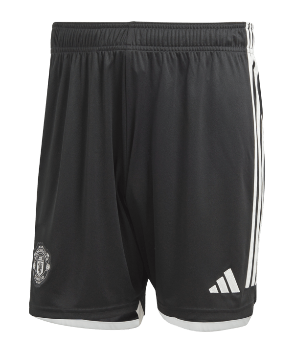 adidas Manchester United Short Away 2023/2024 Schwarz - schwarz