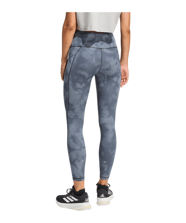 adidas adi365 AOP Running 7/8 Leggings Donna Nero - nero