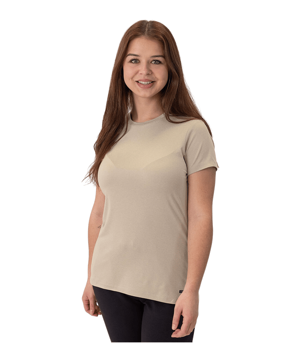 JAKO Pro Casual T-Shirt Damen Beige F385 - beige