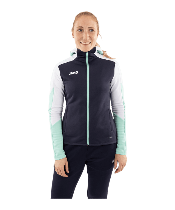 JAKO Dynamic Kapuzenjacke Damen Blau F915 - blau