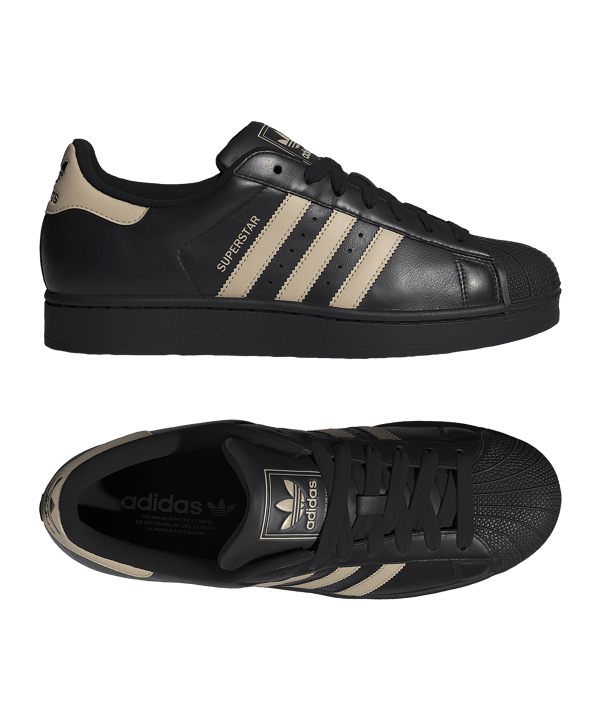 adidas Superstar II Schwarz - schwarz