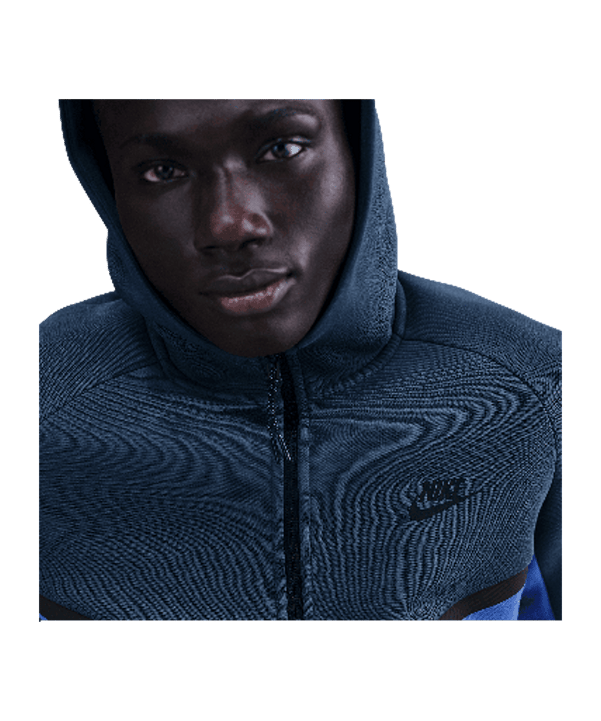 Nike Tech Fleece Kapuzenjacke Blau F438 - blau