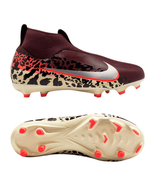 Nike Jr Air Zoom Mercurial Superfly X Academy FG/MG United Kids Rot F661 - rot