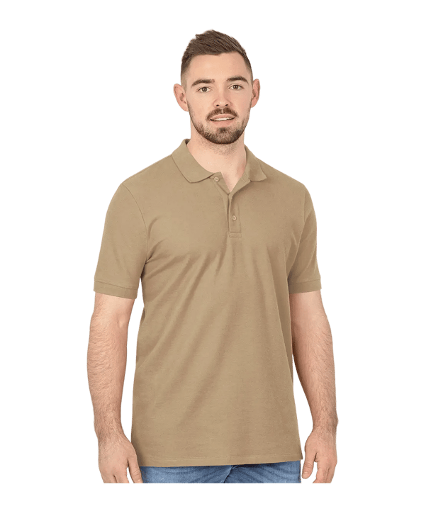 JAKO Organic Polo Shirt Beige F380 - braun