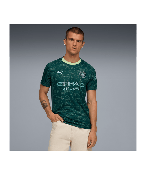 PUMA Manchester City 4Th Replica Trikot Grün F04 - gruen
