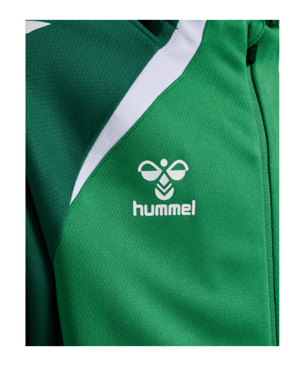 Hummel Lead 2.0 Kapuzenjacke Kids Grün F6327 - gruen