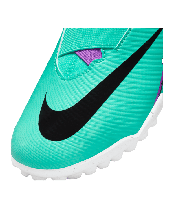 Nike Jr Air Zoom Mercurial Vapor XV Academy TF Peak Ready Kids Grün Pink Schwarz F300 - gruen