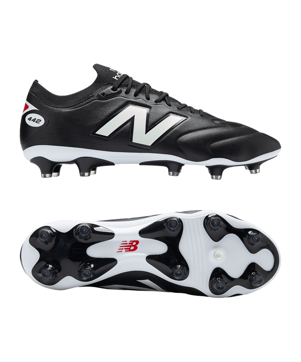 New Balance 442 Elite Knit v3 FG Core Schwarz - schwarz
