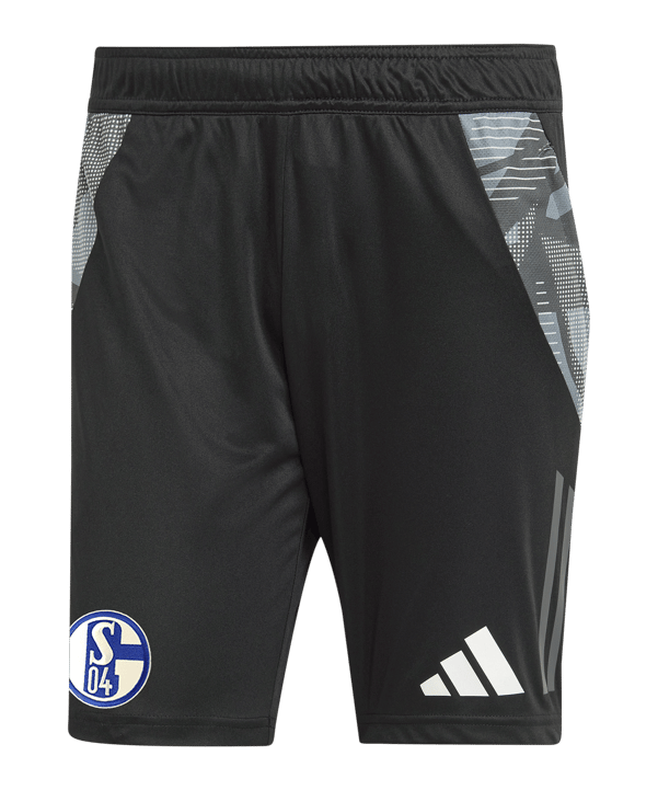 adidas FC Schalke 04 Trainingsshort Schwarz - schwarz