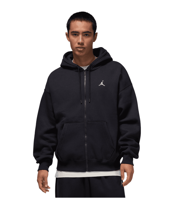 Jordan Brooklyn Fleece Oversized Kapuzenjacke Schwarz F010 - schwarz