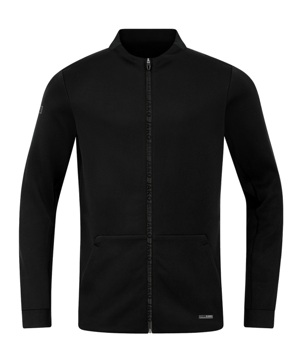 JAKO Pro Casual Jacke Schwarz F800 - schwarz