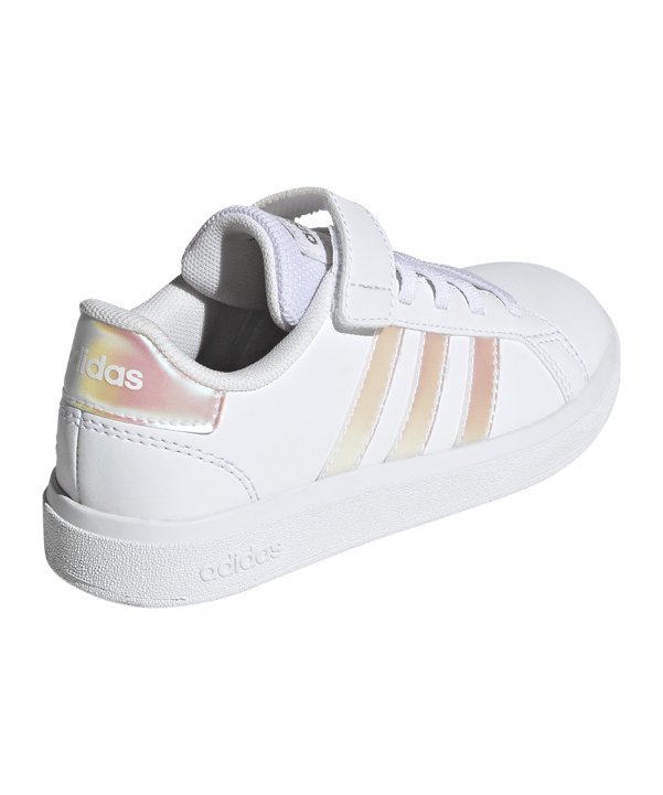 adidas Grand Court Lifestyle Court Elastic Lace and Top S Weiss - weiss