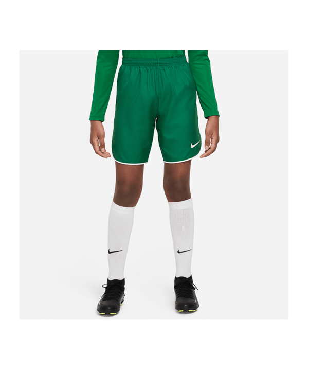 Nike Laser V Woven Short Kids Grün Weiss F302 - gruen
