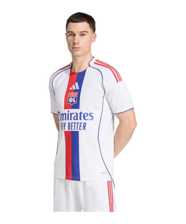 adidas Olympique Lyon Trikot Home 2025/2026 Weiß - weiss