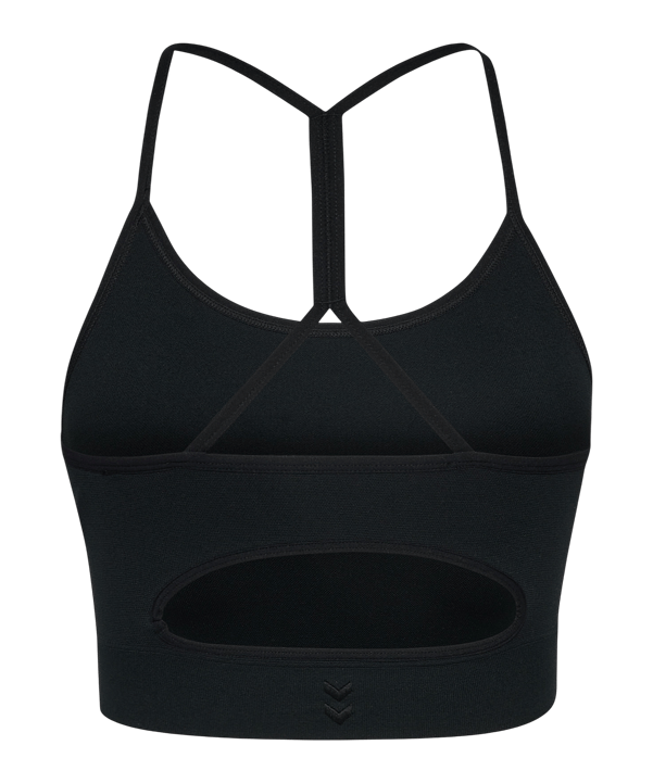 Hummel Hiit Seamless Sport-BH Damen Schwarz F2001 - schwarz