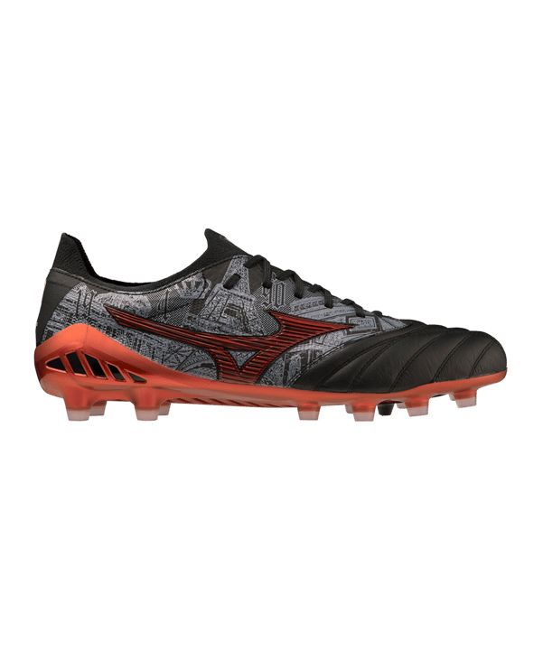 Mizuno Morelia Neo III Beta Made in Japan FG Sergio Ramos 4 Schwarz Rot F04 - schwarz