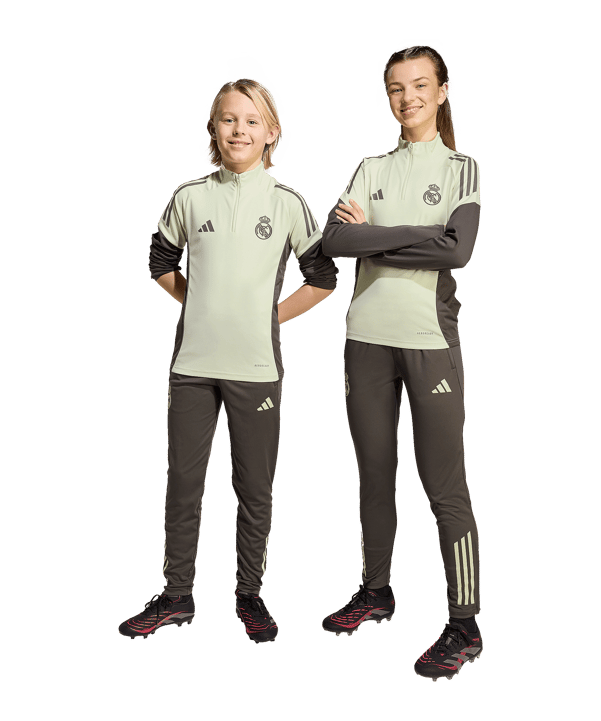 adidas Real Madrid Trainingshose Kids Grau - grau