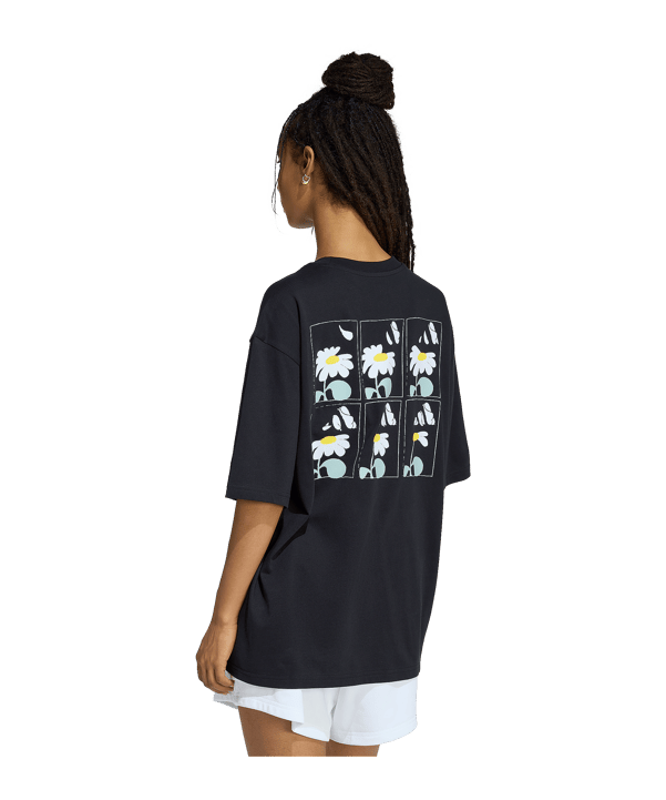 adidas Sodt Side Oversized T-Shirt Damen Schwarz - schwarz