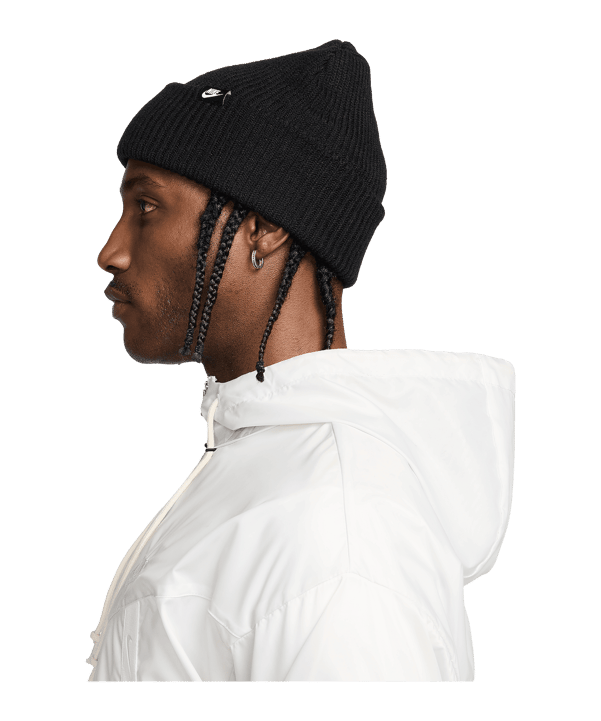 Nike Peak Beanie Schwarz F010 - schwarz