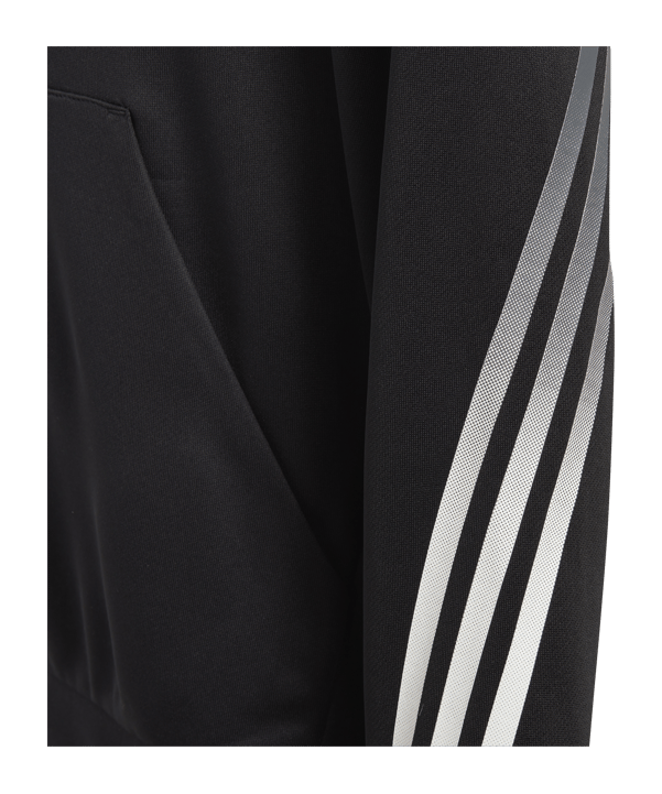 adidas Sportswear Train Icons 3S Hoody Kids Schwarz - schwarz