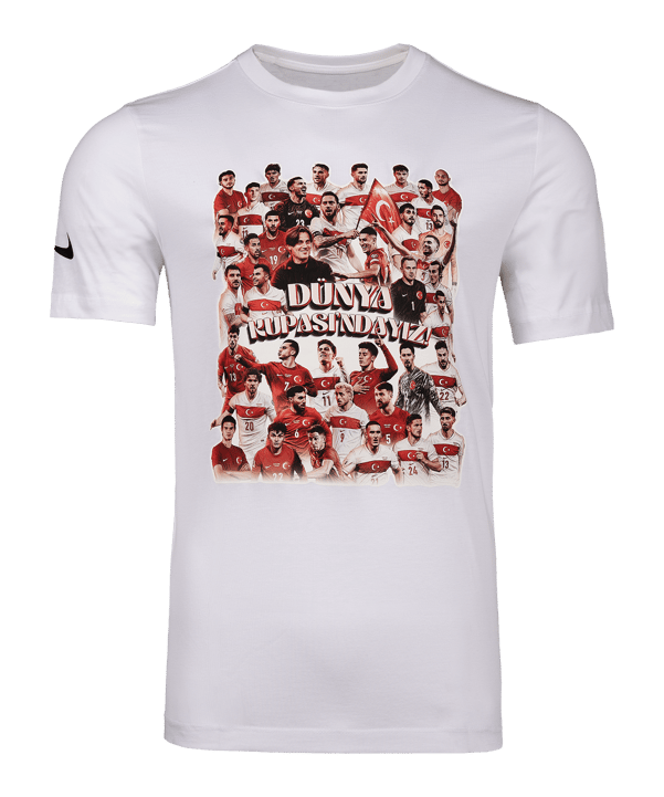 Nike TFF Turchia Unity T-shirt Bianco Ctffcz0881unity - bianco