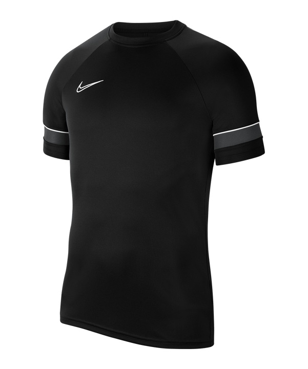 Nike Academy 21 T-Shirt Kids Schwarz Weiss F014 - schwarz