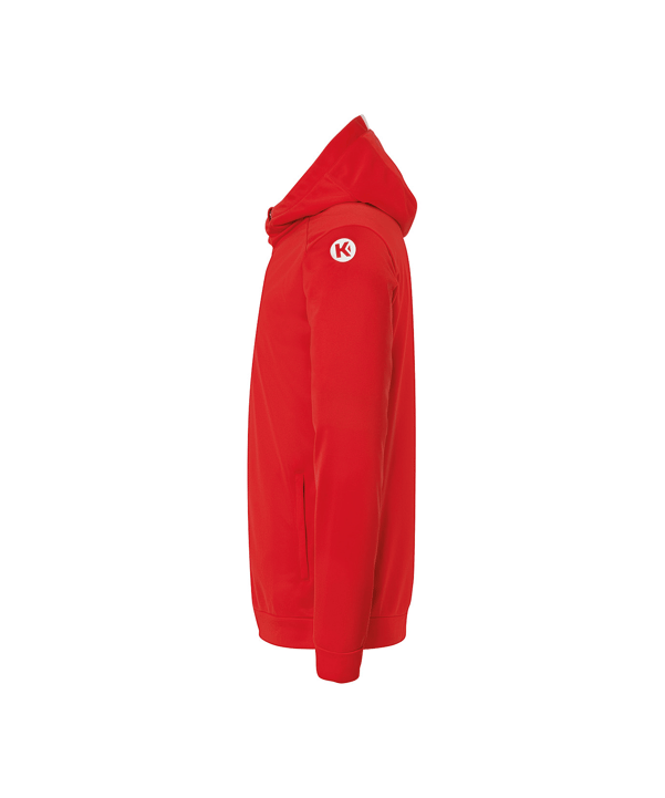 Kempa Player Kapuzenjacke Kids Rot Weiss F03 - rot