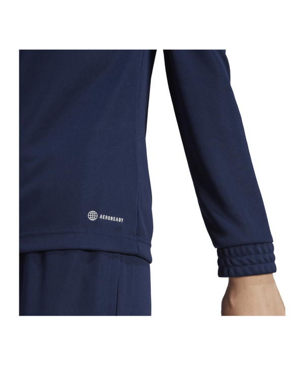 adidas Entrada 22 HalfZip Sweatshirt Damen Blau - blau