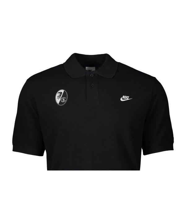 Nike SC Freiburg NSW Polo Schwarz F010 - schwarz
