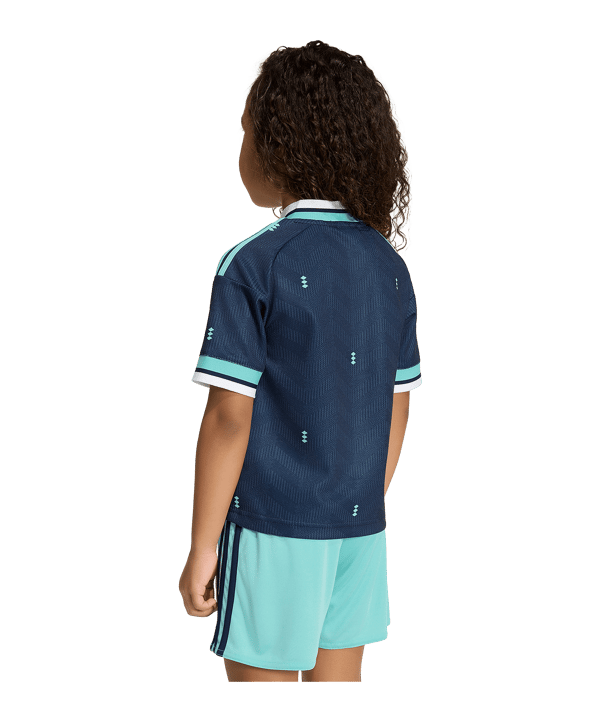 adidas DFB Deutschland Trikot Set Away WM 2026 Kids Blau - blau