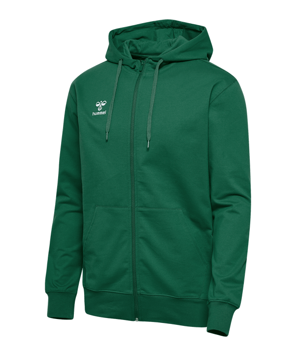 Hummel GO 2.0 Kapuzenjacke Grün F6140 - gruen