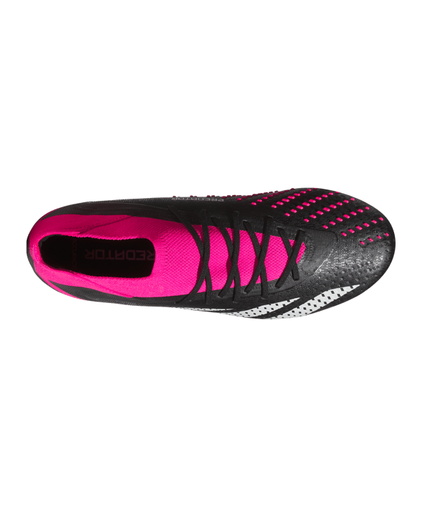 adidas Predator Accuracy.1 FG Own Your Football Schwarz Weiss Pink - schwarz