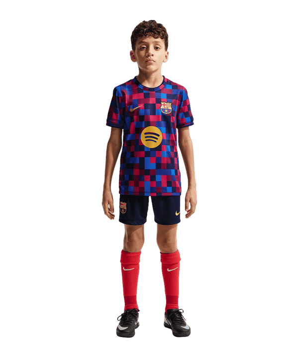 Nike FC Barcelona Prematch T-Shirt 2026/2027 Kids Rot F621 - rot
