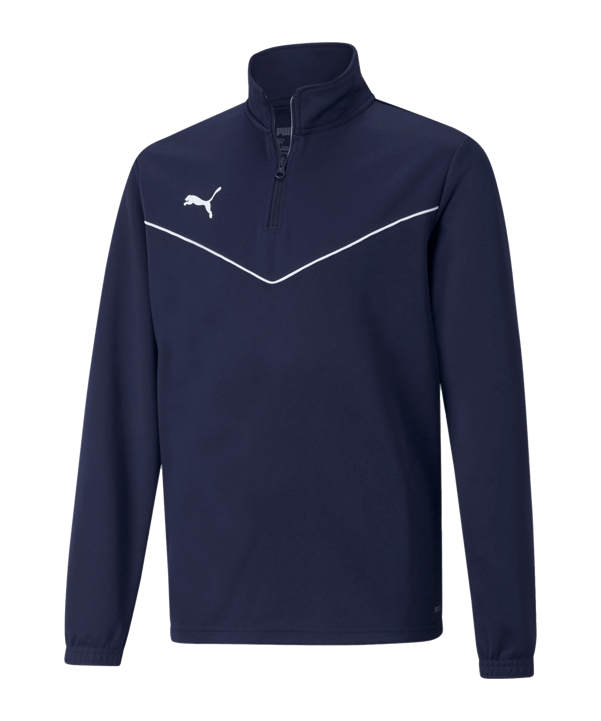 PUMA teamRISE HalfZip Sweatshirt Kids Blau F06 - blau