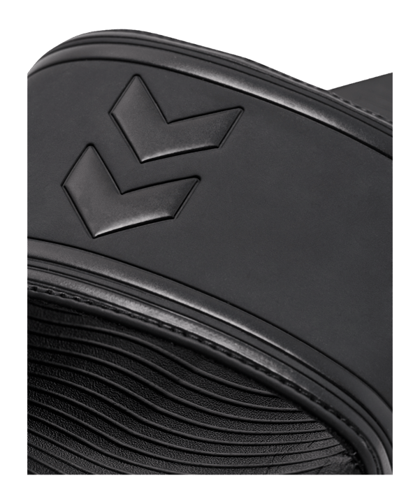 Hummel Lead Pool Slide Badelatsche Schwarz F2001 - schwarz