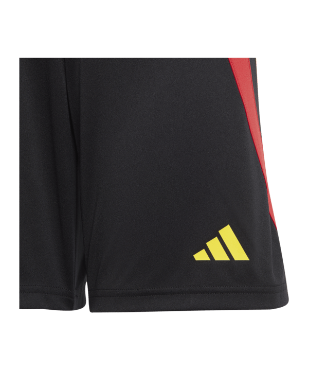 adidas Fortore 23 Short Kids Schwarz Rot Gelb - schwarz