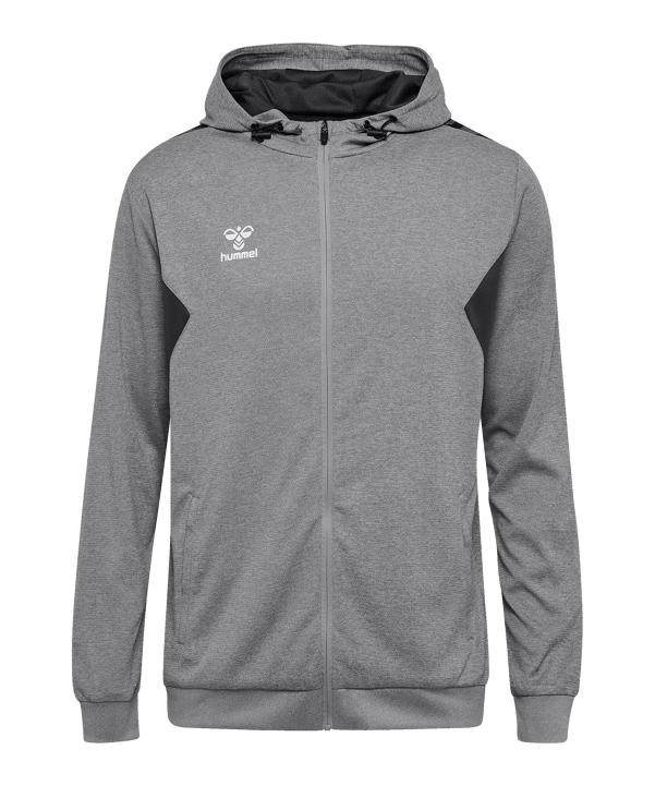 Hummel Authentic Pl Kapuzenjacke Grau F2006 - grau