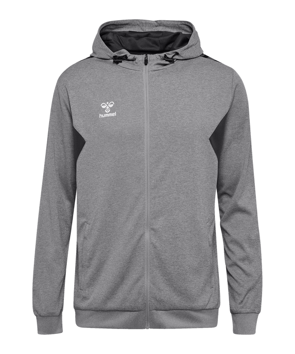 Hummel Authentic Pl Kapuzenjacke Grau F2006 - grau