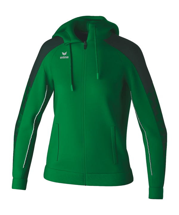 Erima EVO STAR Kapuzenjacke Damen Grün Fsmaragdpinegrove - gruen