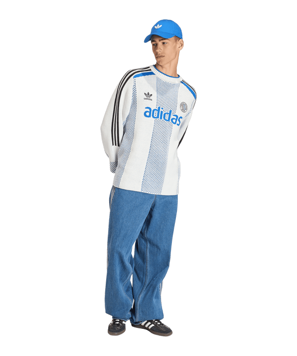 adidas Originals Blokecore Longsleeve Weiß - weiss