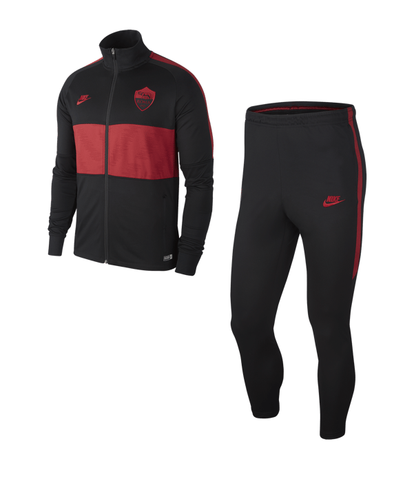 Nike AS Rom Dry Trainingsanzug Schwarz F010 - schwarz