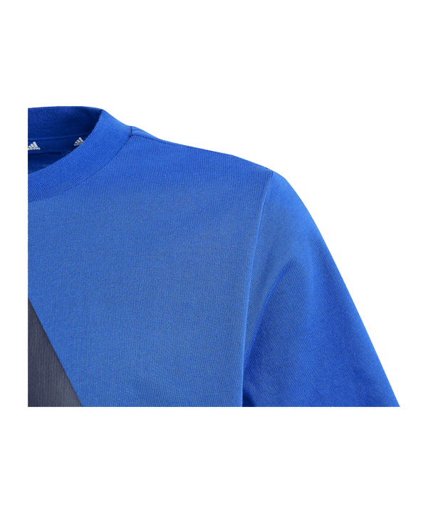 adidas Essentials Big Logo T-Shirt Kids Blau - blau
