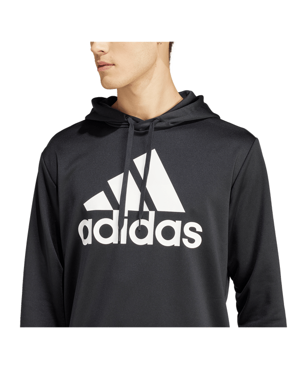 adidas Hooded Freizeitanzug Schwarz - schwarz