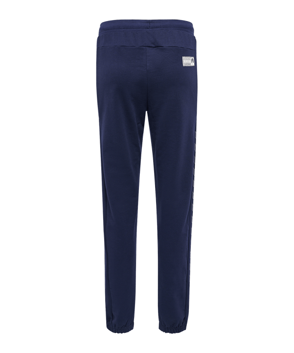 Hummel Move Grid Cotton Trainingshose Damen Blau F7026 - blau