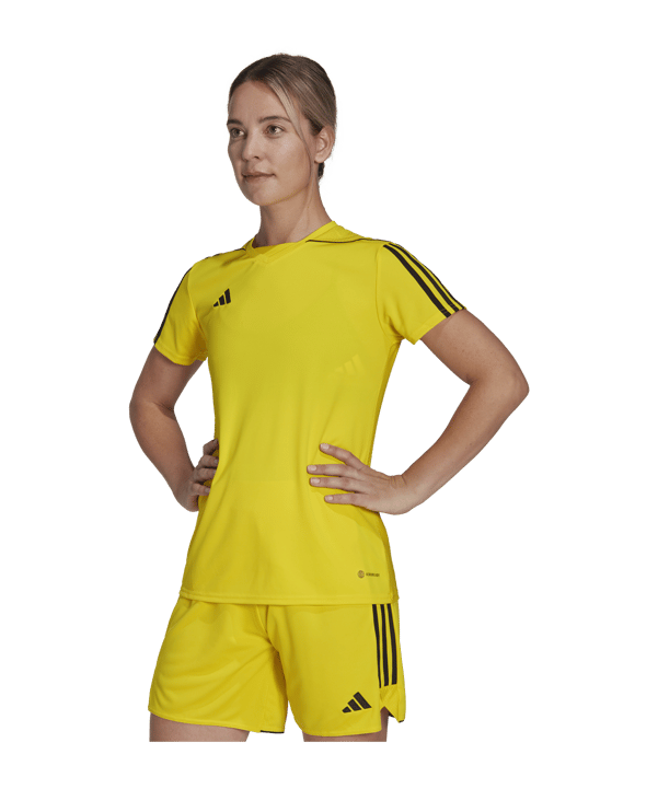 adidas Tiro 23 Trikot Damen Gelb Schwarz - gelb